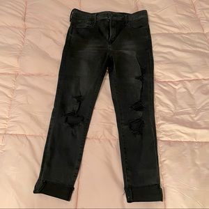 Abercrombie & Fitch Dark gray/black jeans